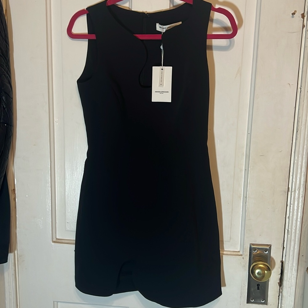Amanda Uprichard Brand new never worn black cocktail dress skirt. Cool & stylish